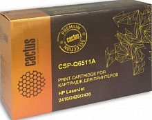 Картридж Cactus Q6511A (CSP-Q6511A) для принтеров HP LaserJet 2410/ 2420/ 2430 черный 7000 страниц