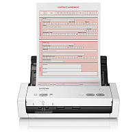 Сканер Brother ADS-1200, A4, 25 стр/мин, 1200 dpi, цветной, дуплекс,DADF20, USB