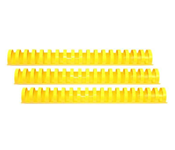 Пластиковые пружины 18 мм, желтый, Bulros, 100 шт.