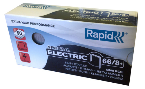 Скобы Rapid 66/8 (5000 шт) для степлеров