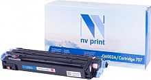 Картридж NV Print Q6003A/ 707 Пурпурный для принтеров HP LaserJet Color 1600/ 2600n/ 2605/ 2605dn/ 2605dtn/ Canon i-SENSYS LBP-5000/ 5100, 2000 страни