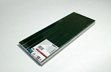 Металлические каналы O.CHANNEL SLIM А4 304 мм 24 мм с покрытием ткань, зеленый