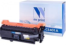 Картридж NV Print CE401A Голубой для принтеров HP LaserJet Color M551n/ M551xh/ M551dn/ M570dn/ M570dw/ M575dn/ M575f/ M575c, 6000 страниц