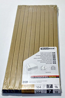 Металлические каналы TECHNO А4 304 мм 10 мм с покрытием, золото