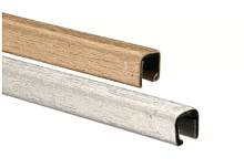 Металлические каналы TECHNO А4 304 мм 7 мм с покрытием, серебро