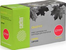 Картридж Cactus 711Y (CS-C711Y) для принтеров Canon LBP5300 желтый 6000 страниц