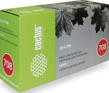 Картридж Cactus 708 (CS-C708) для принтеров Canon LBP-3300/ 3360/ 3300/ 3360 черный 2500 страниц