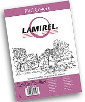 Обложка ПВХ Transparent, А4, 200 мкм (100 шт.), зеленая, Lamirel,  LA-78785