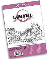 Обложка ПВХ Transparent, А4, 200 мкм (100 шт.), прозрачная, Lamirel,  LA-78682
