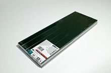 Металлические каналы O.CHANNEL SLIM А4 304 мм 20 мм с покрытием ткань, зеленый