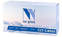 Картридж NV Print CLT-C406S Голубой для принтеров Samsung CLP-360/ 365/ 368/ CLX-3300/ 3305, 1000 страниц