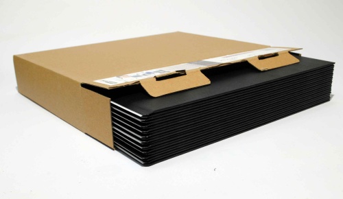 Твердые обложки O.HARD COVER серия Classic 217x300 мм с покрытием «ткань» без окна, черный фото 3