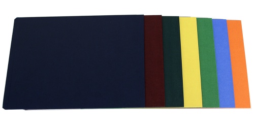 Твердые обложки O.HARD COVER серия Classic 217x300 мм с покрытием «ткань» без окна, светло-синий