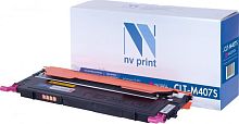 Картридж NV Print CLT-M407S Пурпурный для принтеров Samsung CLP-320/ CLP-325/ CLX-3185, 1000 страниц